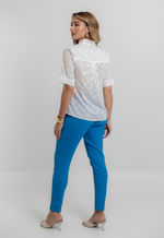 Calça Beatriz Azul Tiffany 