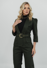 Conjunto Márcia Sarja Valentim Verde 