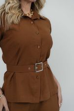 Conjunto Martha Chocolate 