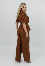 Conjunto Martha Chocolate 