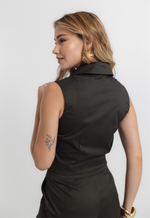 Conjunto Thais Sarja Valentim Verde 