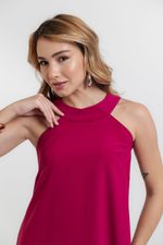 Vestido Bella Fúcsia 