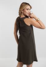 Vestido Bella Verde Militar 