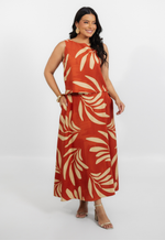 Conjunto Carmélia Terracota Estampado