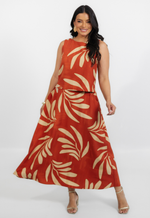 Conjunto Carmélia Terracota Estampado
