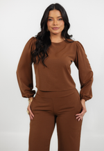 Conjunto Rebeca Chocolate Ed. Limitada