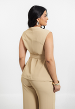 Conjunto Virginia Bege