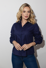 Camisa Jéssica Azul Marinho 
