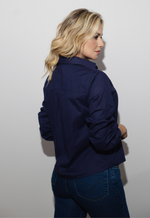 Camisa Jéssica Azul Marinho 