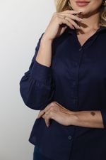 Camisa Jéssica Azul Marinho 