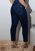 Calça Jeans Mom Emily Escuro