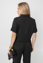 Conjunto Núbia Risca de Giz Preto