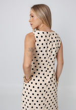Vestido Débora Poá Bege 