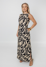 Vestido Débora Preto Estampado