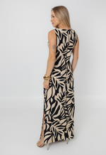 Vestido Débora Preto Estampado
