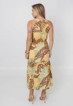 Vestido Adriane Verde Estampado