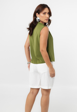 Blusa Giselle Verde Militar 