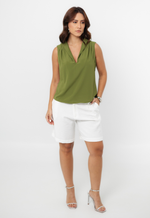 Blusa Giselle Verde Militar 