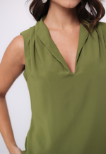 Blusa Giselle Verde Militar 
