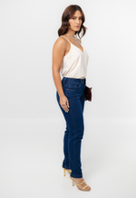 Calça Jeans Skinny Marina Escuro 