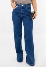 Calça Jeans Wide Leg Daniela Claro