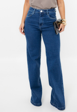 Calça Jeans Wide Leg Daniela Claro