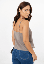 Blusa May Cinza