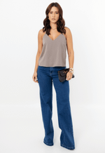 Blusa May Cinza