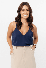 Blusa May Azul Marinho 