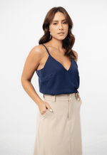 Blusa May Azul Marinho 