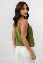 Blusa May Verde Militar 