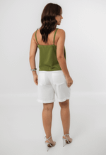 Blusa May Verde Militar 