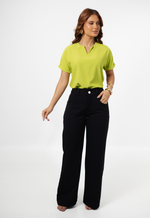 Blusa Cassia Verde Lima 