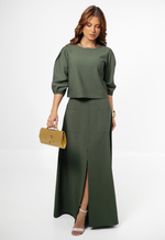 Conjunto Sarah Marrant Verde Musgo