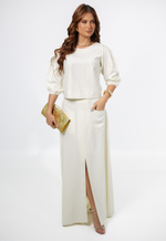 Conjunto Sarah Marrant Off White 