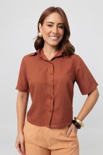 Camisa Laís Chocolate