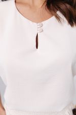 Conjunto Leonora Creme