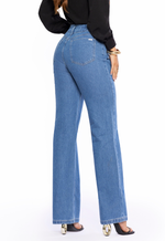 Calça Jeans Reta Sabrina Claro