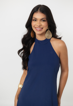Vestido Tambaú Azul Marinho