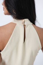 Vestido Tambaú Areia