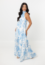 Vestido Manaíra Botânico Azul 
