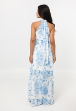 Vestido Manaíra Botânico Azul 