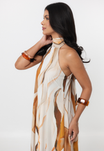 Vestido Manaíra Marmorizado Marrom