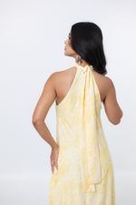 Vestido Manaíra Marmorizado Amarelo
