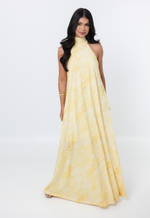 Vestido Manaíra Marmorizado Amarelo