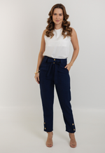 Calça Teresa Azul Marinho