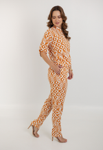 Conjunto Elaine Laranja 