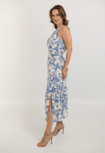 Vestido Adriane Azul Arabesco