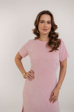 Vestido Joelma Rosa Mescla 