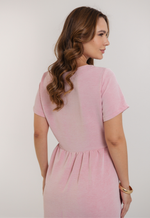 Vestido Joelma Rosa Mescla 